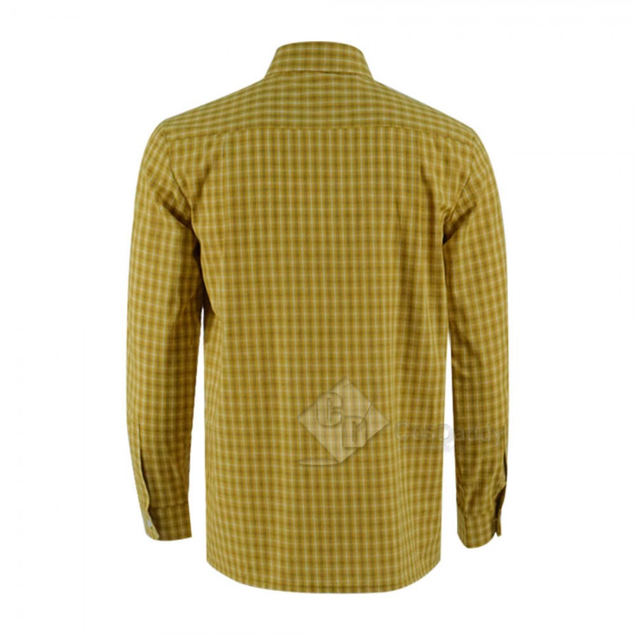 New Arrivals Cotton Yellow Plaid Shirt For Sale Cosdaddy